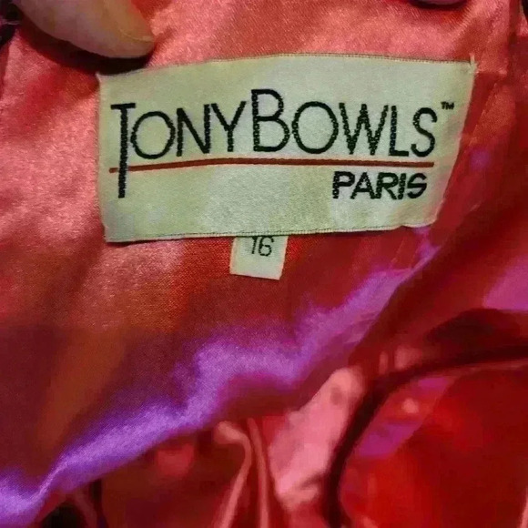 Tony Bowls Paris | Gorgeous Gown in Pinks and Oranges Size 16 - Picture 6 of 10